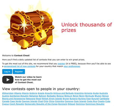 sweepstakes websites